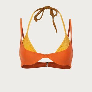 SAME LA | Orange Bikini Top | Size Medium | NEW WITH TAGS